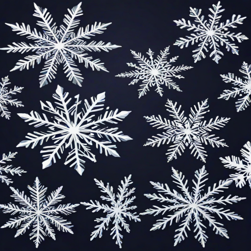 png snowflakes