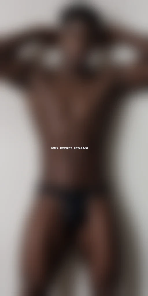 black shirtless guy