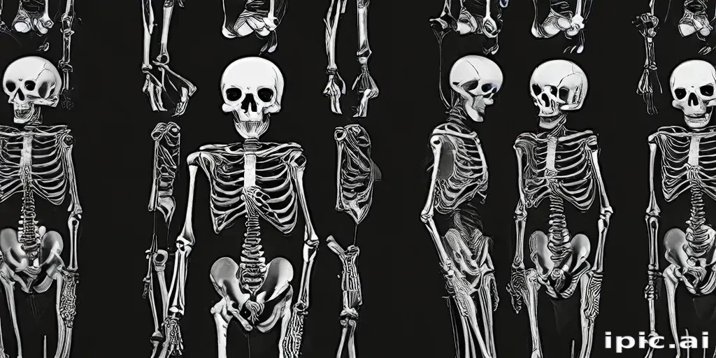 skeleton background