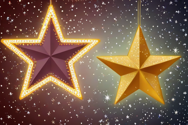 christmas star clipart