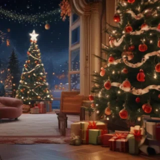 christmas background aesthetic