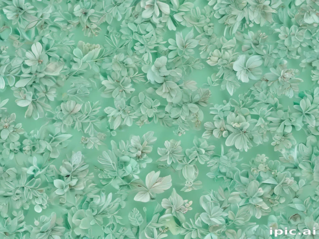 mint green background