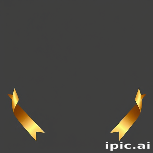 gold ribbon clipart