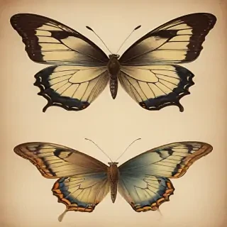 vintage butterfly illustration