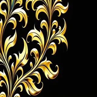wallpaper black gold