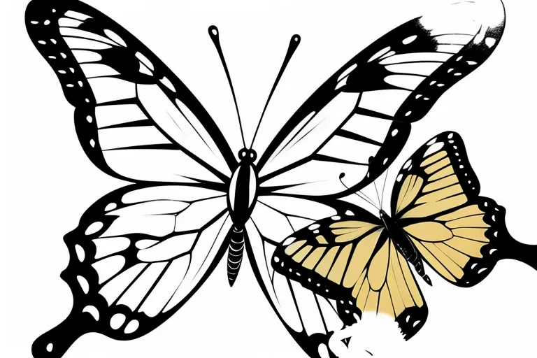 butterfly pictures drawings