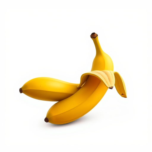 Generate a high-resolution illustration of a banana with a focus on its peels against a minimalist background, using a vintage camera style with a 50mm lens, ISO 100, f/2.8 aperture, and a shallow depth of field to enhance the details and textures of the banana.