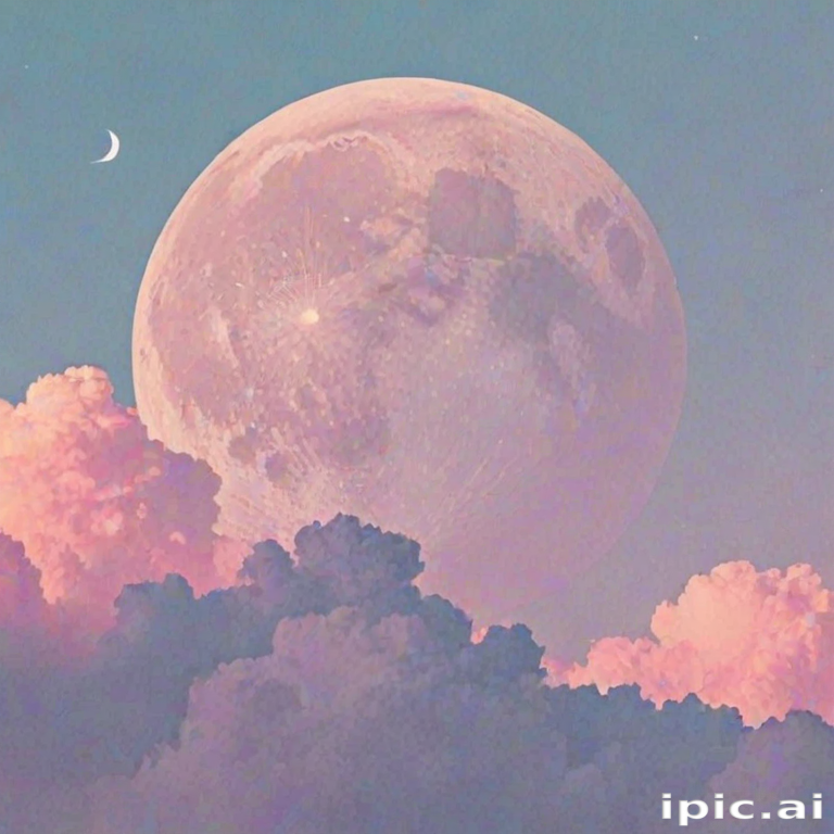 pastel aesthetic moon wallpaper