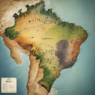 map of brazil