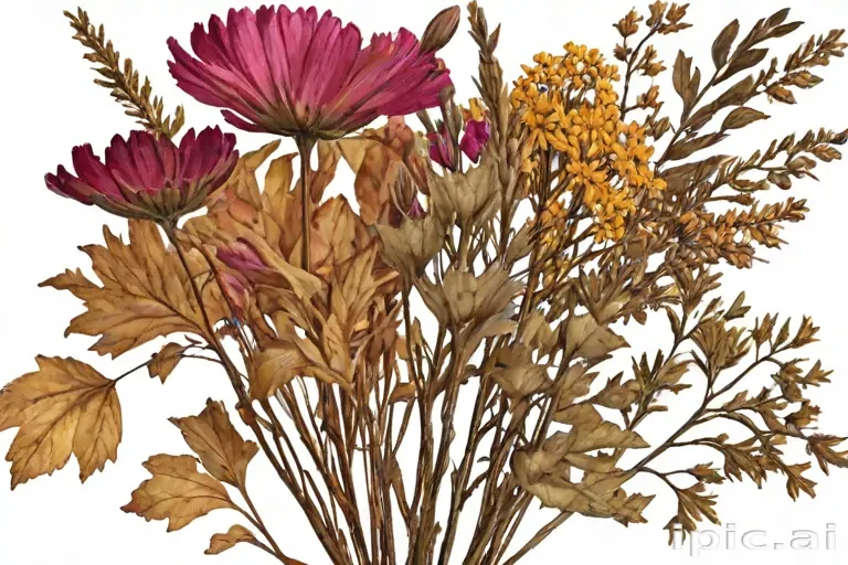 dried flowers png