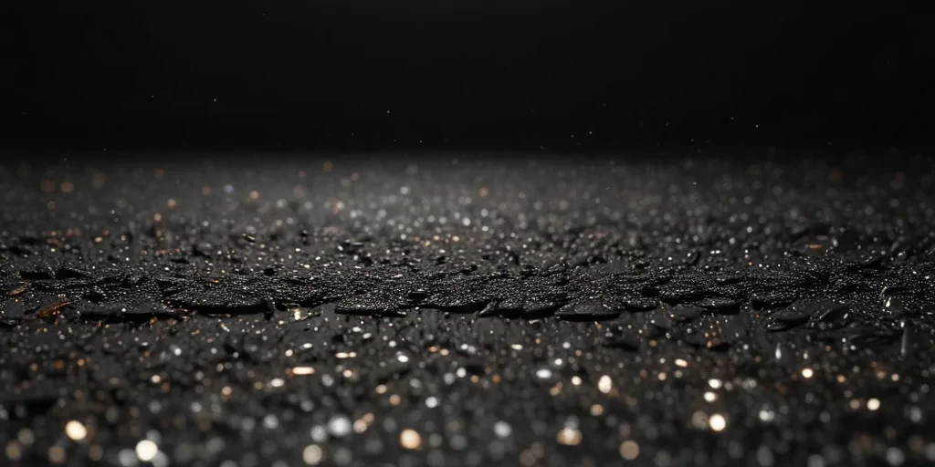 black background glitter