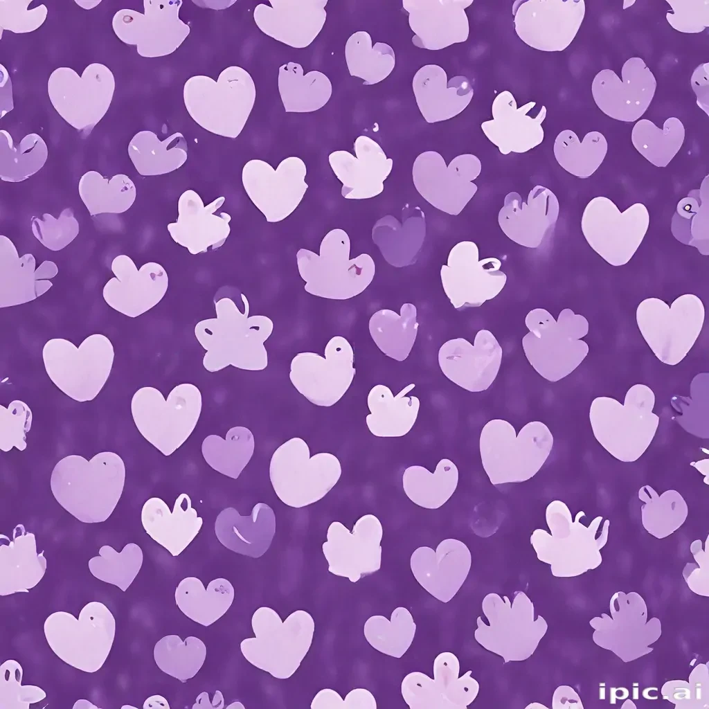 purple wallpaper cute