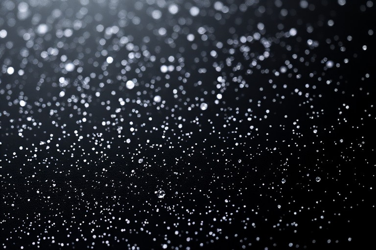 black with glitter