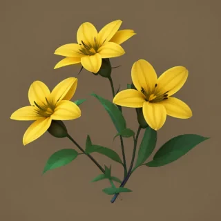 yellow flowers png