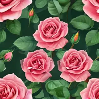 rose border