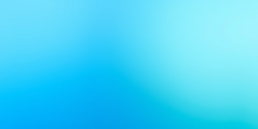 Generate a smooth gradient background with shades of blue and teal, using a Canon EOS R5 camera, f/8 aperture, 1/100 sec shutter speed, ISO 100, 24mm lens, natural lighting, and wide-angle view for enhanced clarity and depth.