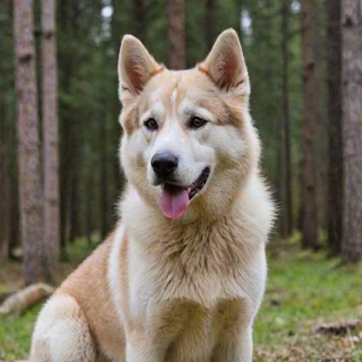alaskan husky shepherd