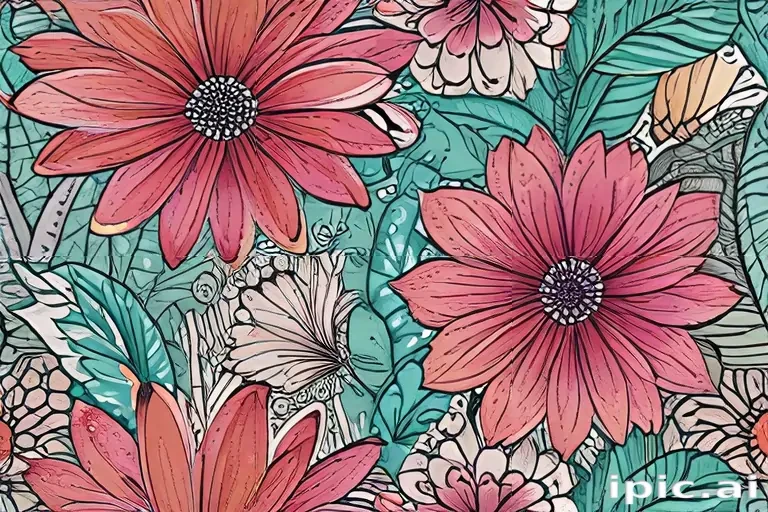 flower doodle art