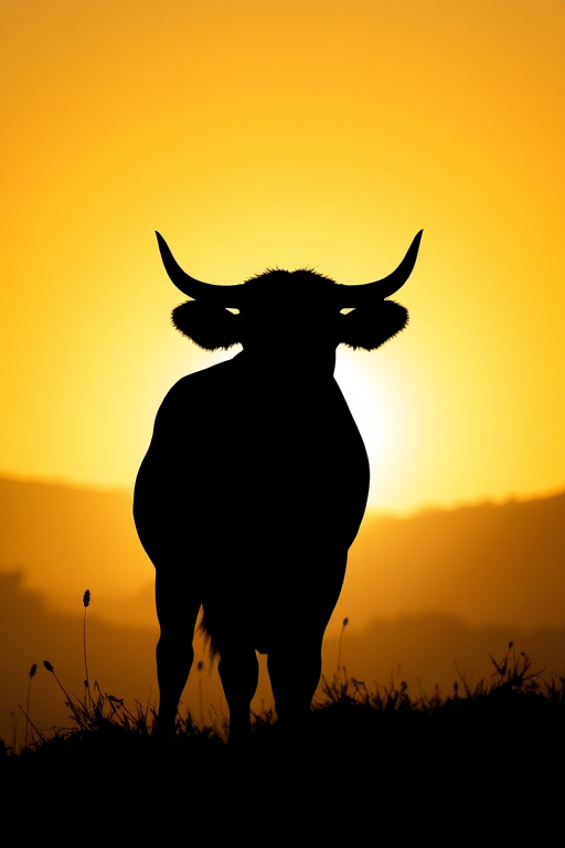 cow silhouette