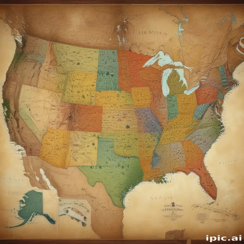 united states map