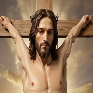 pictures of jesus on a cross