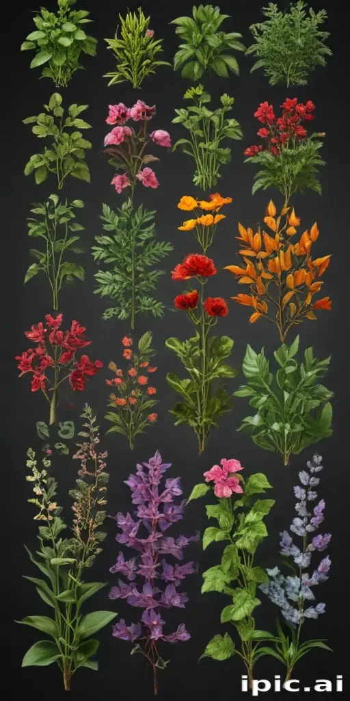 plants transparent background