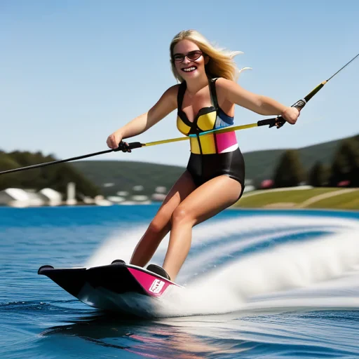 water skiing