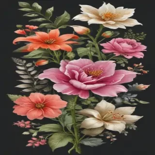clipart transparent background flowers