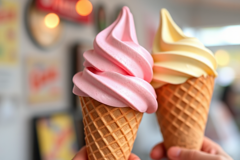 ice cream cone photo