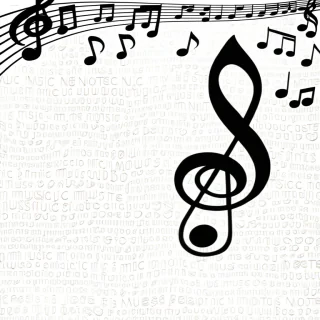 music notes transparent background