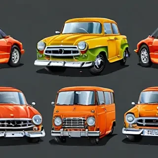 car cartoon png