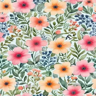 background watercolor flowers