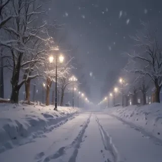snow falling png