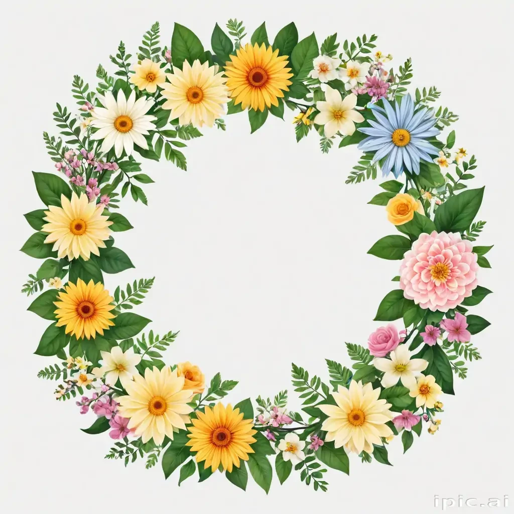 flower circle png