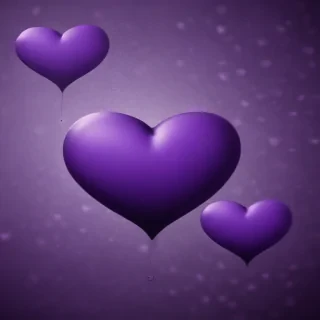 purple hearts wallpaper