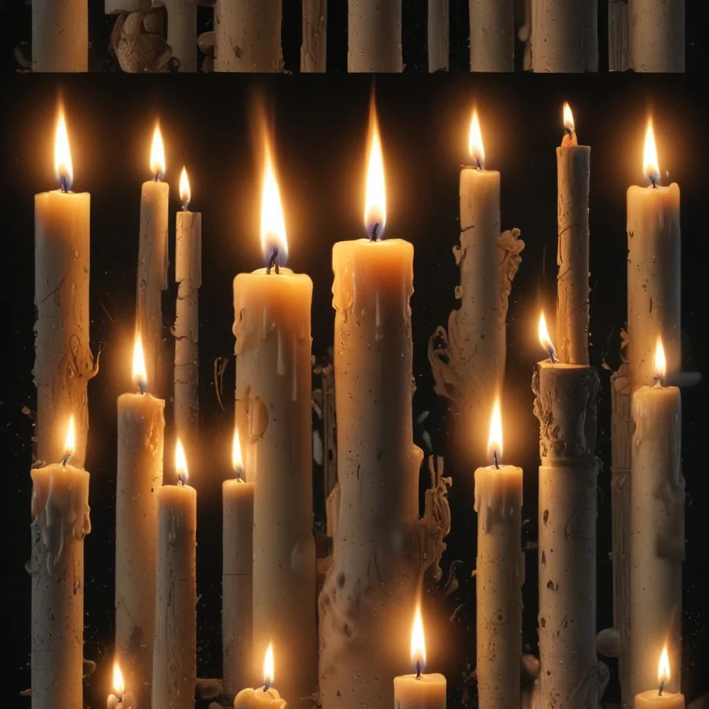 candle drawing