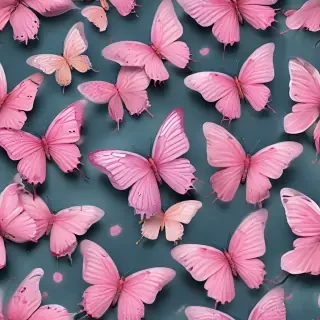 images of pink butterflies