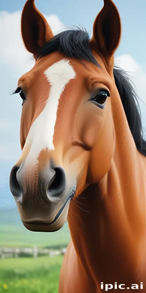 cartoon pic of horse