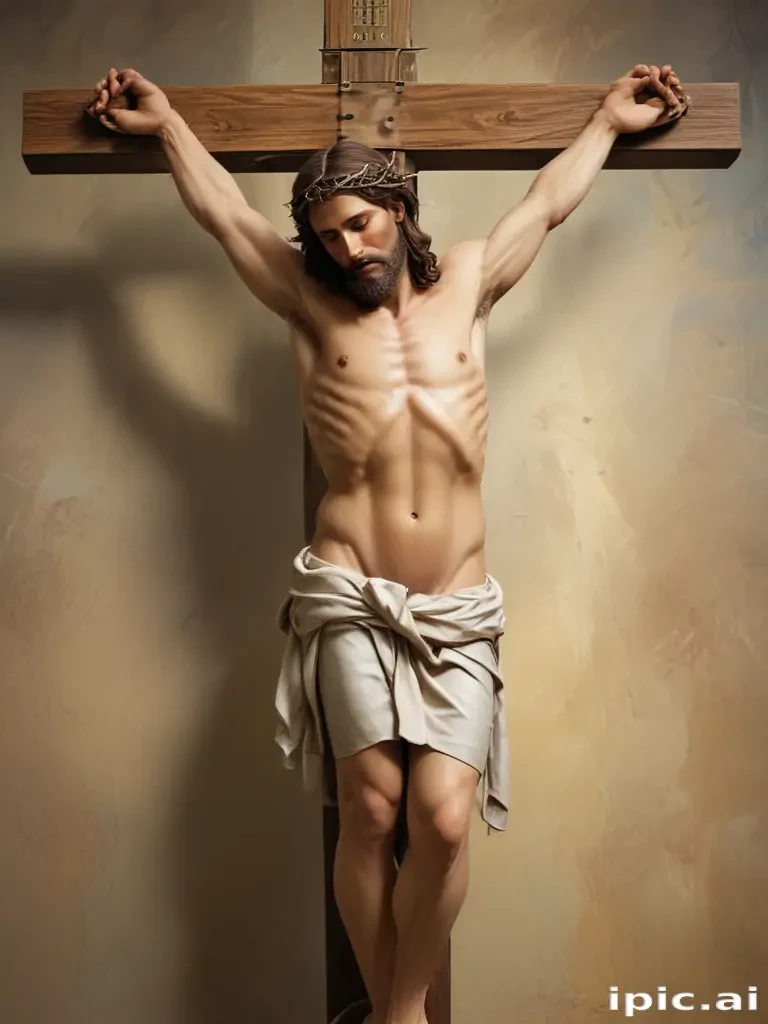 jesus on the cross picture