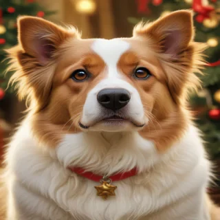 dog christmas backgrounds