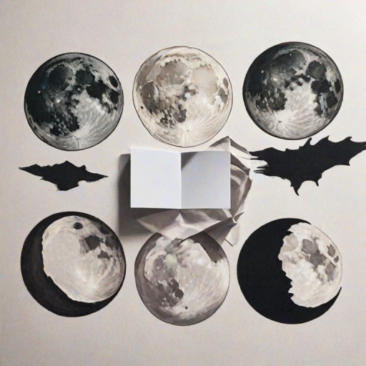 aesthetic moon drawings