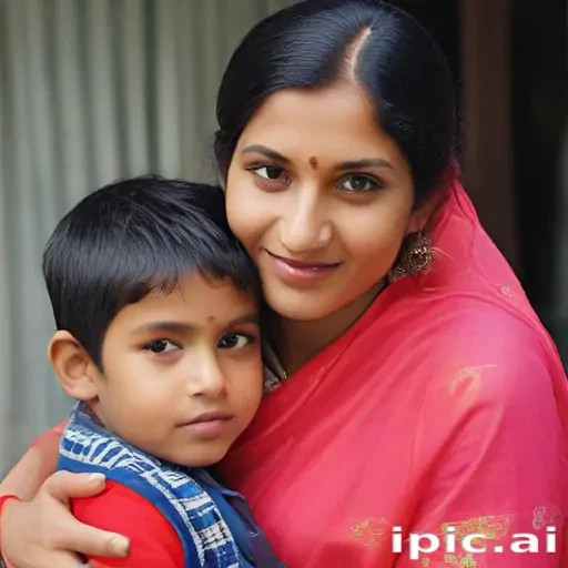 indian mom and son