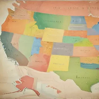 map of the us states