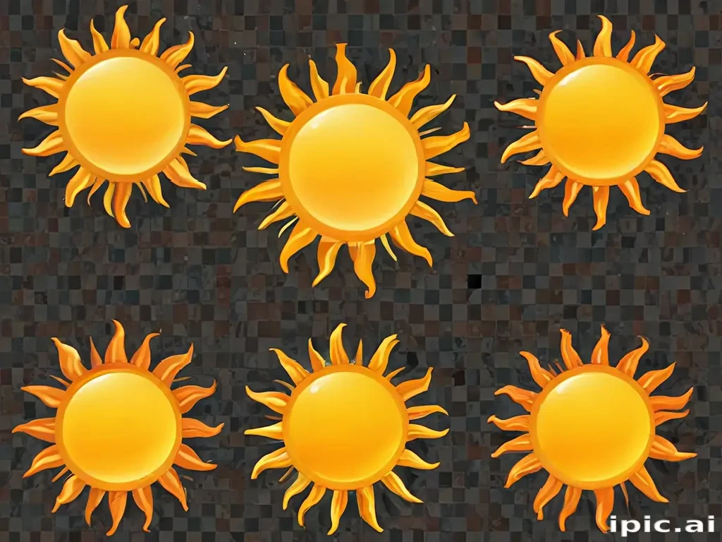 sun clipart transparent background