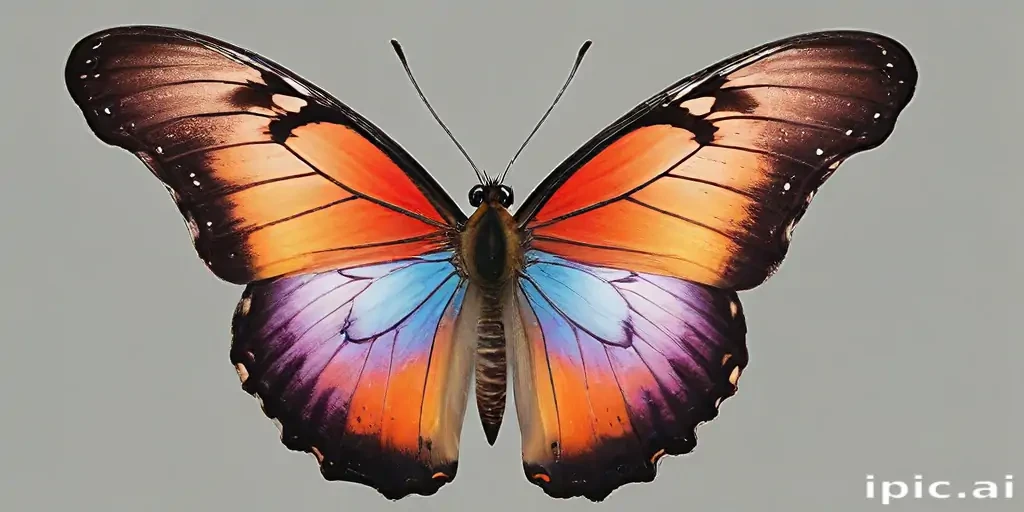 butterfly with no background