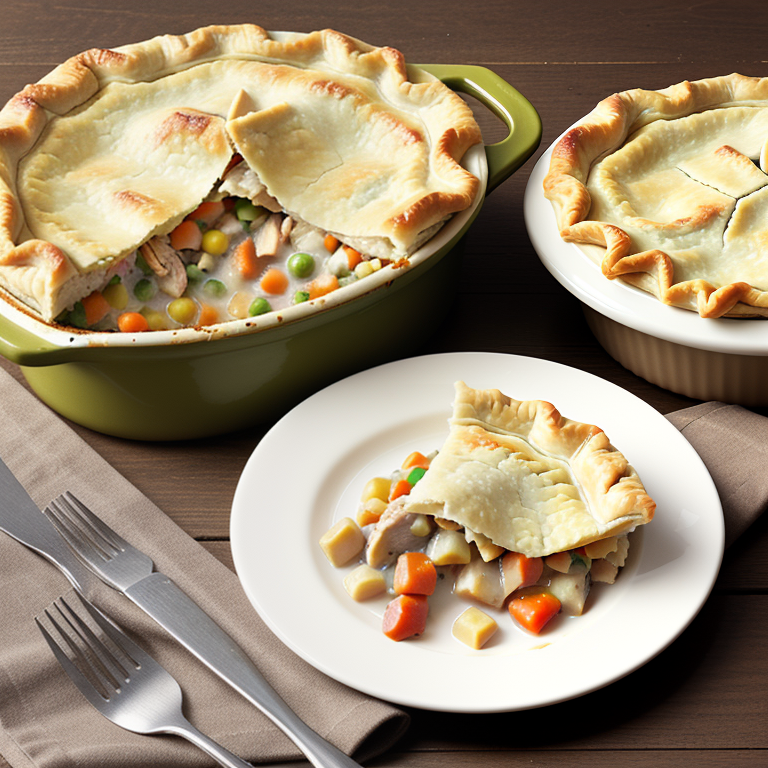 what to eat with chicken pot pie