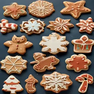 clip art christmas cookies
