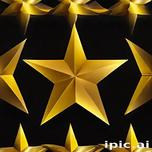 transparent gold star