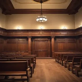 court room background