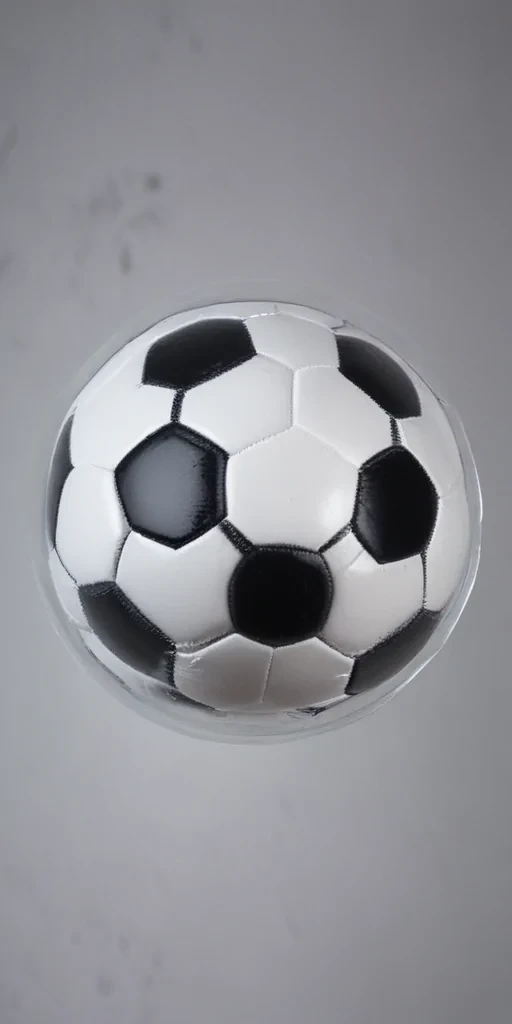 transparent soccer ball